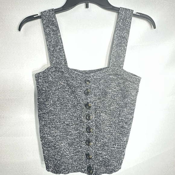 Madewell Tops - MADWELL Women's Gray Button-Down Top size XS pre owned Exellent condition
